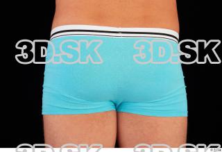 Pelvis turquoise shorts brown shoes of Leland 0005